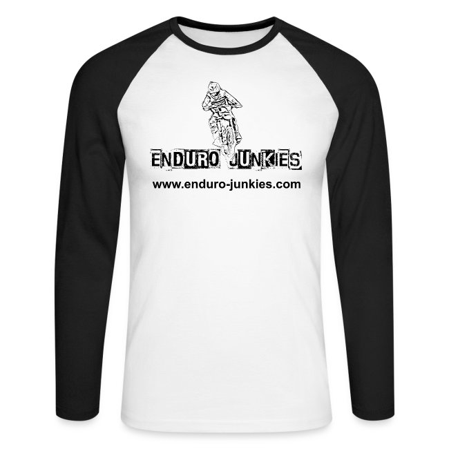 Hard Enduro Junkies Baseball Shirt bedruckt