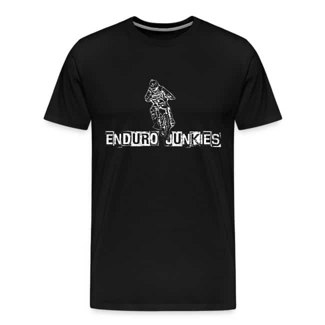 Hard Enduro Junkies T-Shirt schwarz mit Logo
